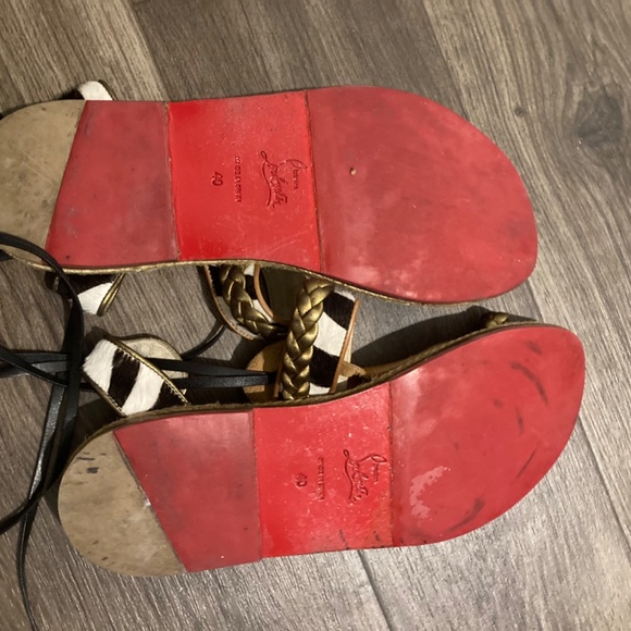 Authentic Christian louboutin strappy gladiator sandals - Picture 4 of 4